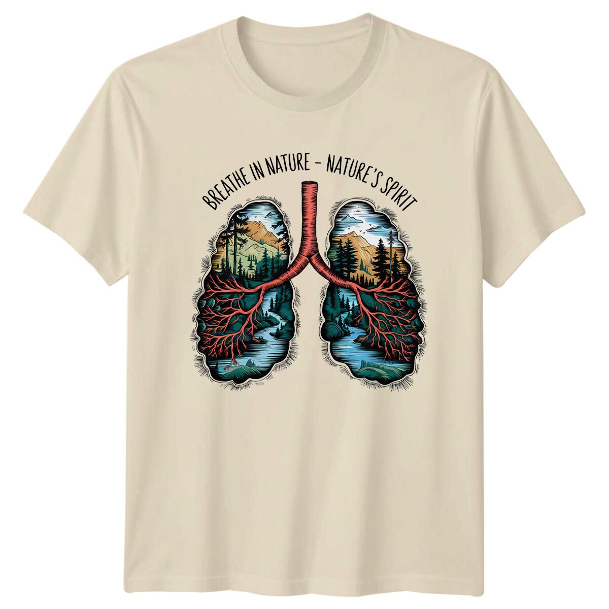 Breathe In Nature Nature s Spirit Camping Adventure T-Shirt M