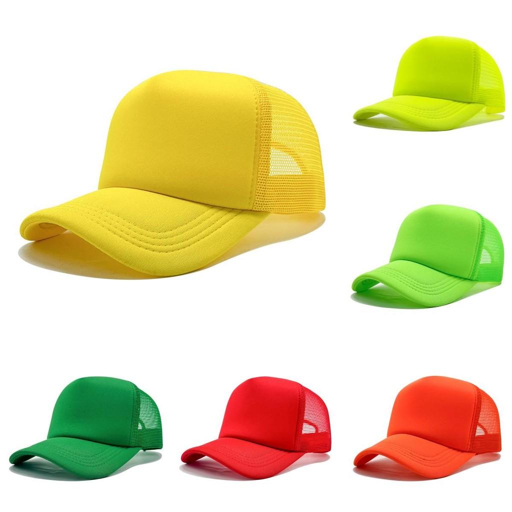 Mens Cap Baseball Womens Solid Outdoor Sunshade Breathable Multi Colors Hat