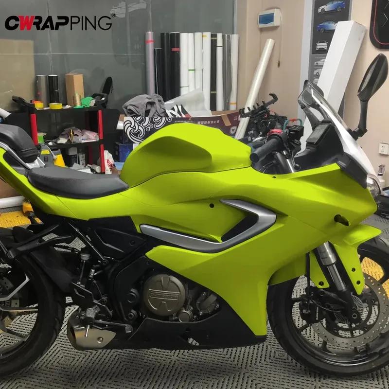 Motorcycle Sticker Waterproof Vinyl Wrap Film DIY Self-Adhesive Refurbishing PVC Color Change Film for Motorcycle Accessories
