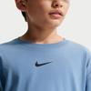 Nike Pro T-Shirt Breathable Moisture-Wicking Solid Color Kids Tops II1283-486