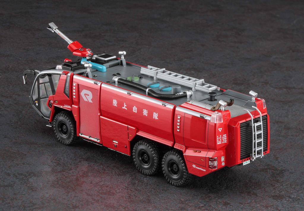 Hasegawa Science World Series Rosenbauer Panther 6x6 Flughafen-Chemiefeuerwehrwagen Plastikmodell SW05 1/72