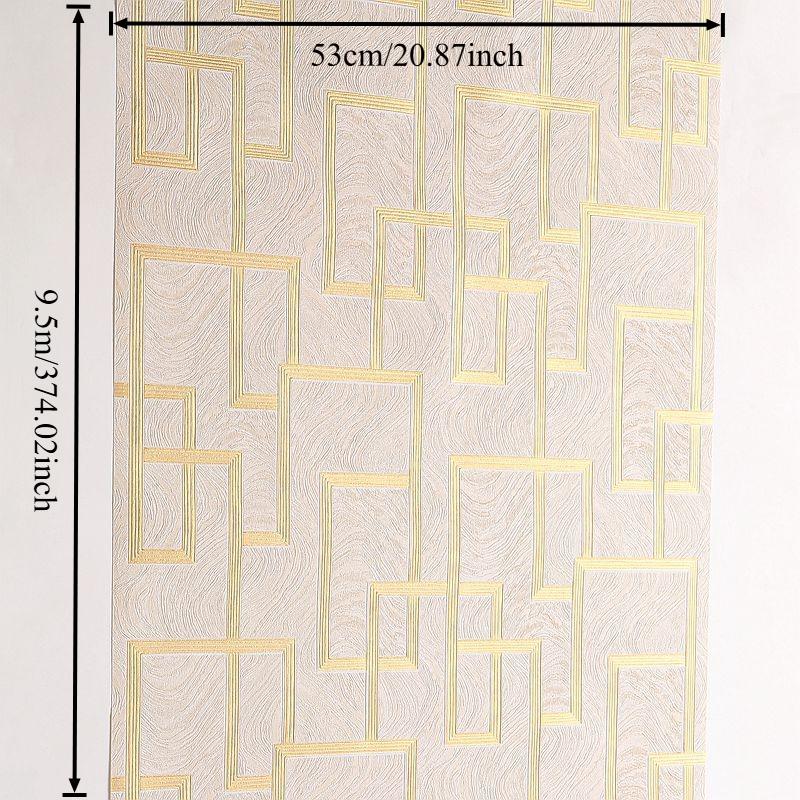 Chinesischer Stil Heimdekor 3D Relief Tapete Wohnzimmer Dekoration Hintergrundwand Nicht Selbstklebende Tapete