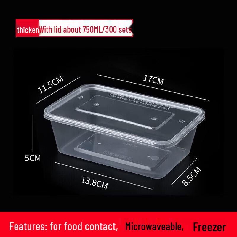 Disposable Rectangular Lunch Boxes