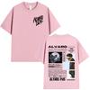 Alvaro Diaz Sayonara Album Graphic T Shirts Unisexs Clothing Hip Hop Fashion Oversized Short Sleeve Tshirt Casual Cotton Tshirts