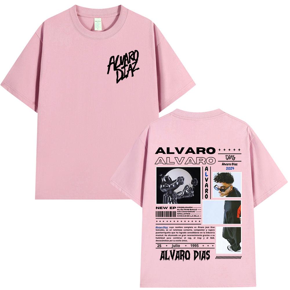 Alvaro Diaz Sayonara Album Graphic T Shirts Unisexs Clothing Hip Hop Fashion Oversized Short Sleeve Tshirt Casual Cotton Tshirts