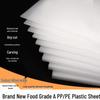 Food-Grade White Polypropylene Board - Wear-Resistant & Durable Engineering Plastic
