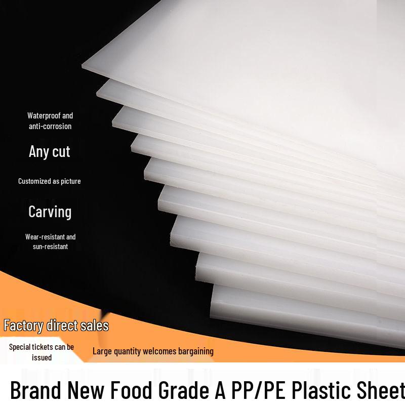 Food-Grade White Polypropylene Board - Wear-Resistant & Durable Engineering Plastic