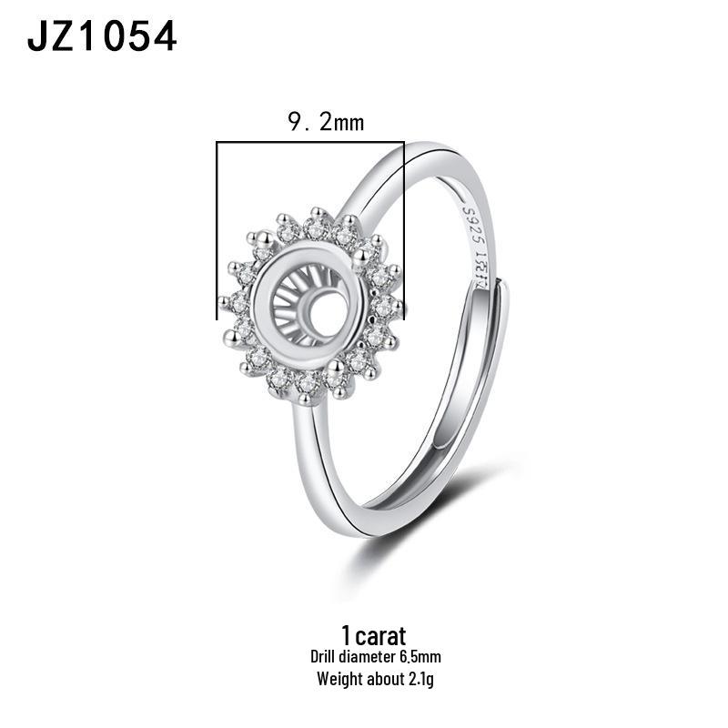 Tingxiang Versatile DIY S925 Sterling Silver Openable Ring Blanks - Multiple Styles
