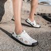 Übergröße Handnähen Herren Leder Ausgeschnitten Strand Sandalen Mokassins Herren Freizeitschuhe
