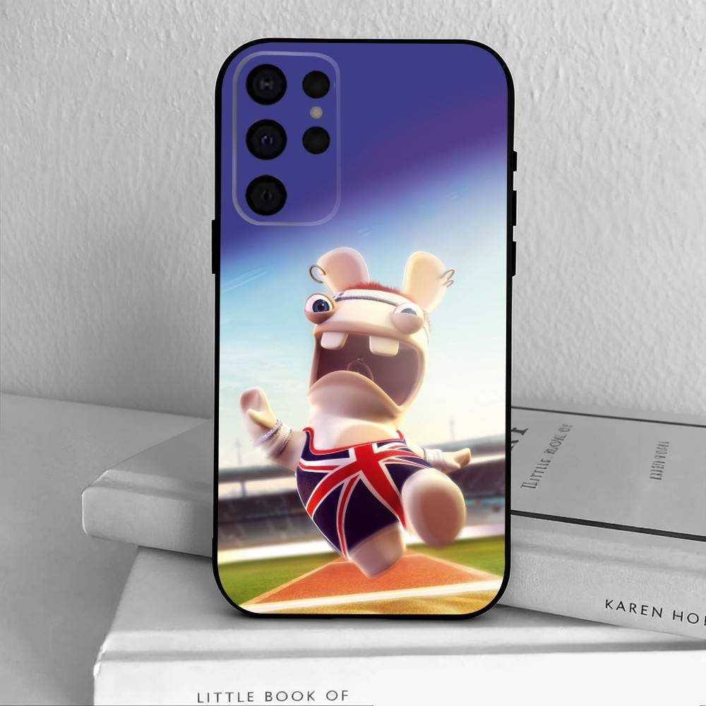 R-Rayman Raving-G R-Rabbids Phone Case For Samsung S25,S24,S21,S22,S23,S30,Ultra,S20,Plus,Others Soft Black Case