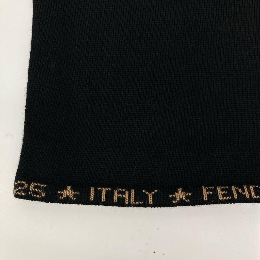 Fendi 1525637 Short-sleeved Knit Tops 42 blackUsed