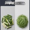 Pelapatate Antiscivolo Robusto in Acciaio Inossidabile Pelapatate e Affettatore per Verdure Casa Multiuso Tagliafiori per Cipolle