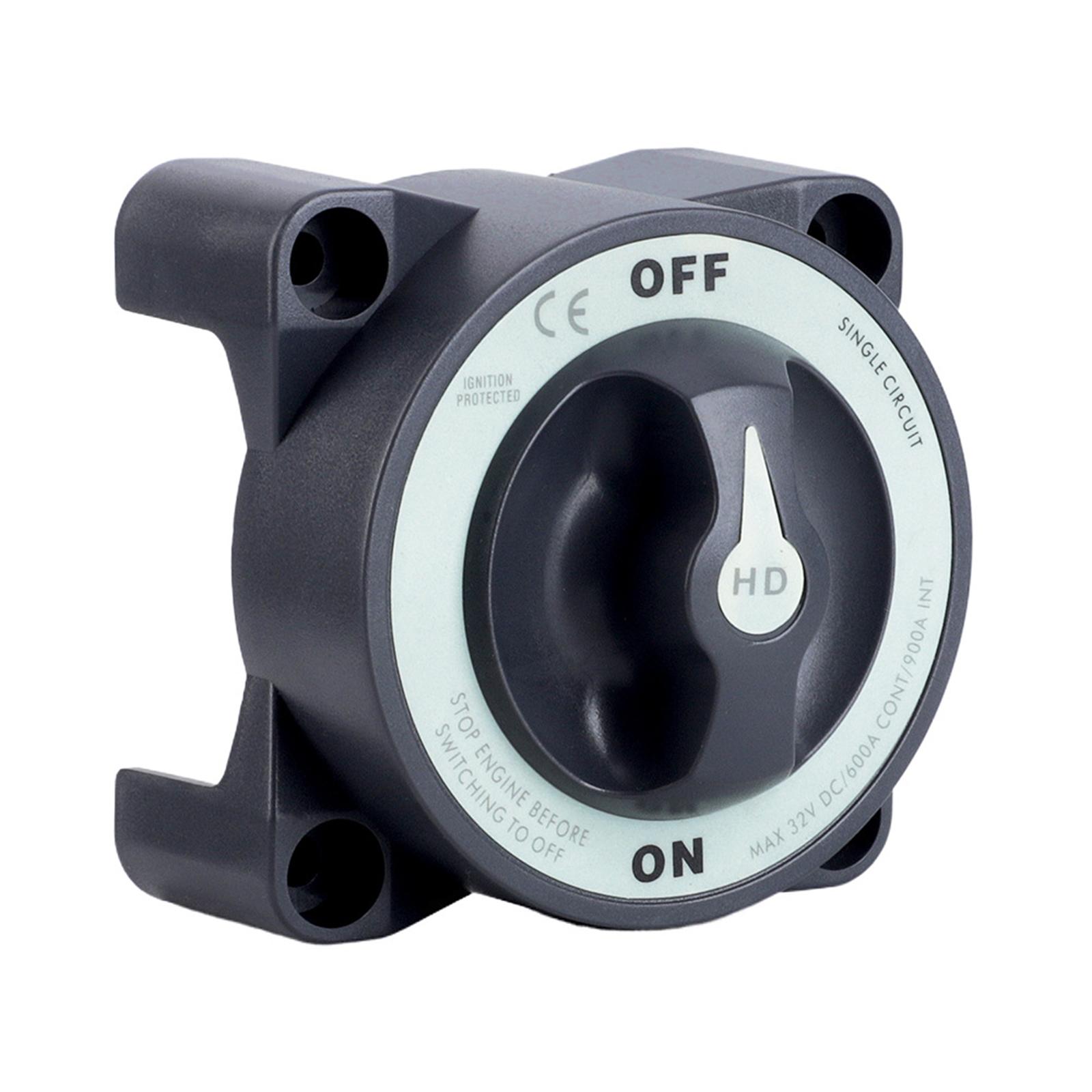 Battery Switches Convenient Power Management Marine Battery Disconnect Switches Waterproof Battery Switches 600A for DIY 1