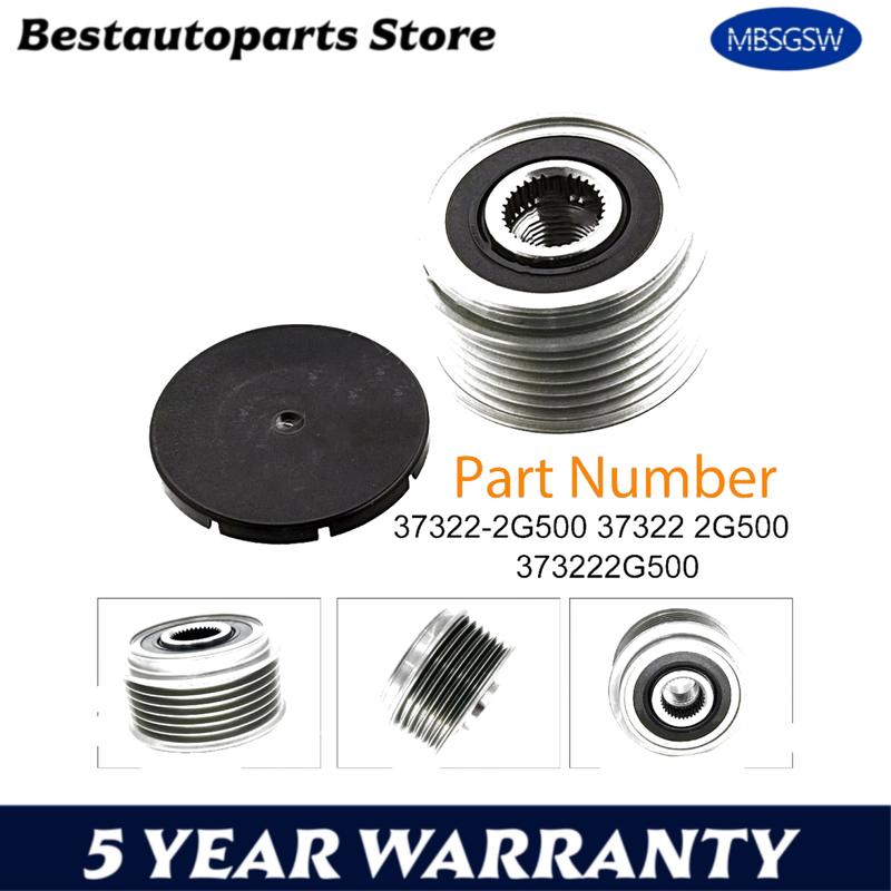 37322-2G500 373222G500 Clutch Pulley-Generator For HYUNDAI SANTA FE Sport SONATA TUCSON KIA OPTIMA SORENTO SPORTAGE 2.4L 2.0L