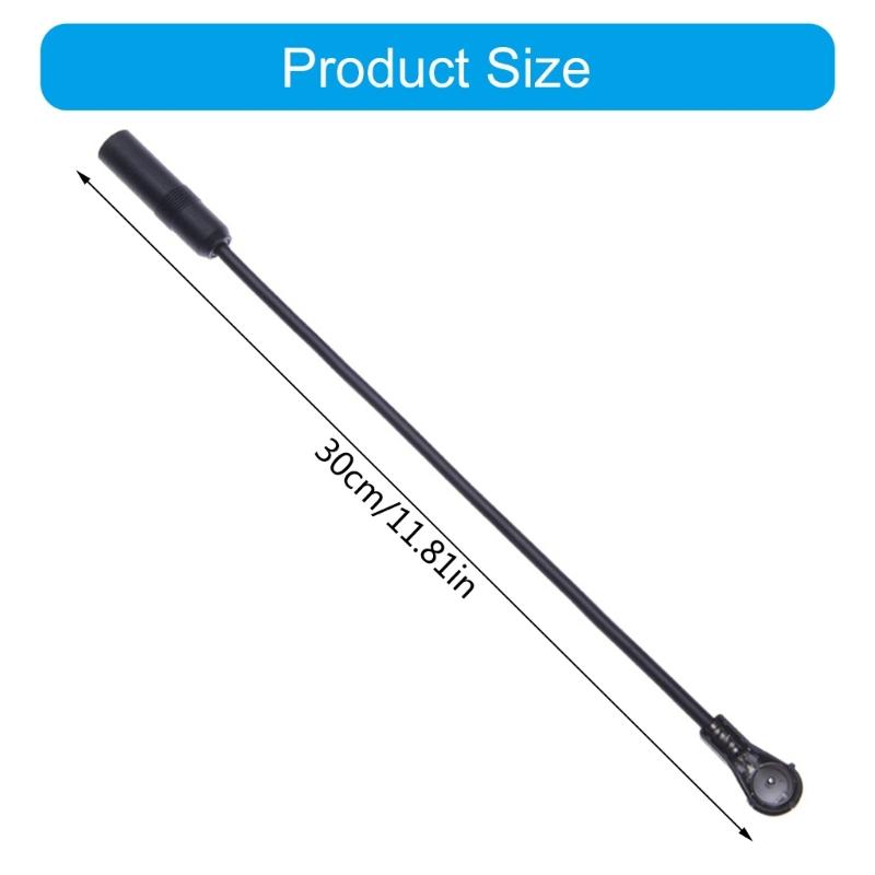 In Dashboard Receiver Antenna Connector Adapter Cable Cord, 30cm Extension, Male To Female Suitable for Navigation Units