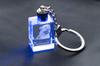 Bullmastiff - Crystal Key Ring with Dog Photo, Illuminated Key Ring, Unique Gift by Art-Dog Brand