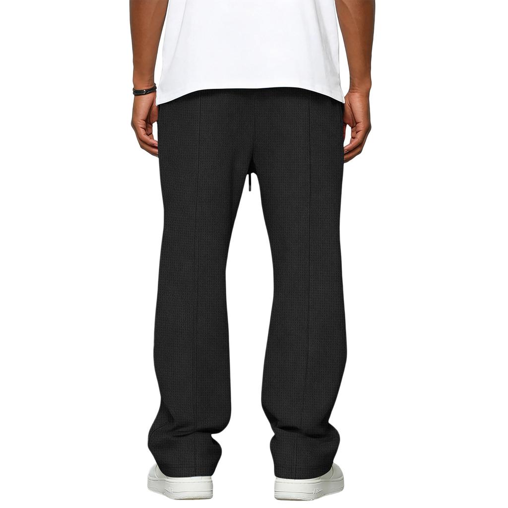 Men's  Leisure  Loose  Sports  Rope  Straight  Cylinder  Trousers