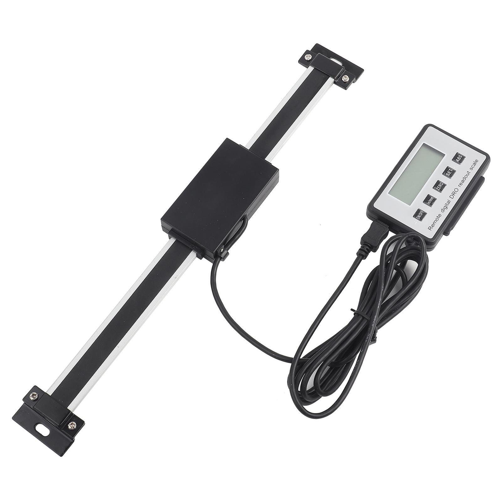 0 200mm Digitale Aflezing DRO Afstandsbediende LCD voor Freesmachines of Draaibanken black
