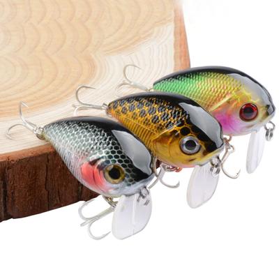 4.4cm/6g Esca Bionica Amo Affilato Simulazione Realistica Riflettente Pesca Plastica Piccolo Grasso Galleggiante