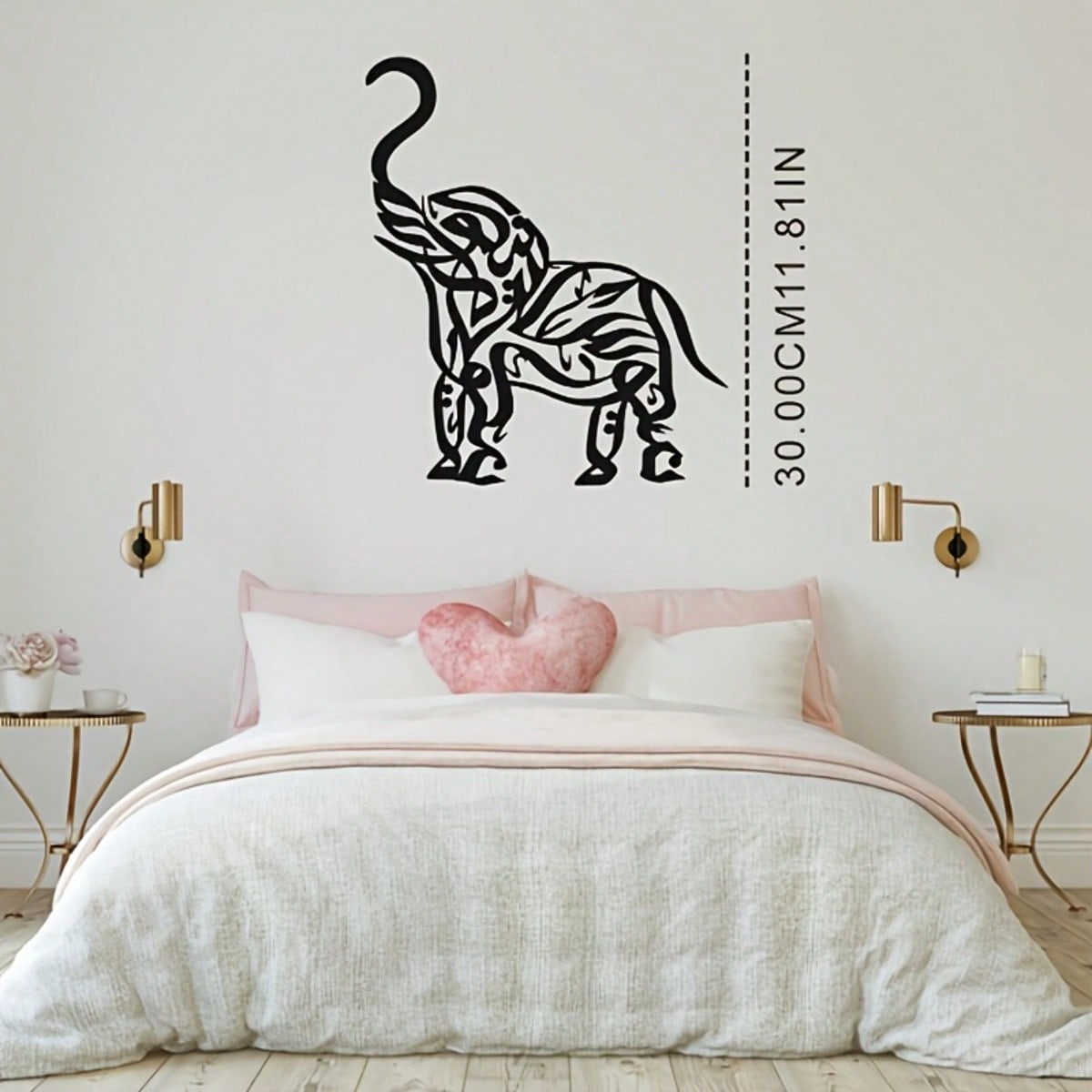 

Metal Elephant Wall Art Sculpture Zen Home Decor Iron Meditation Gift різнокольоровий