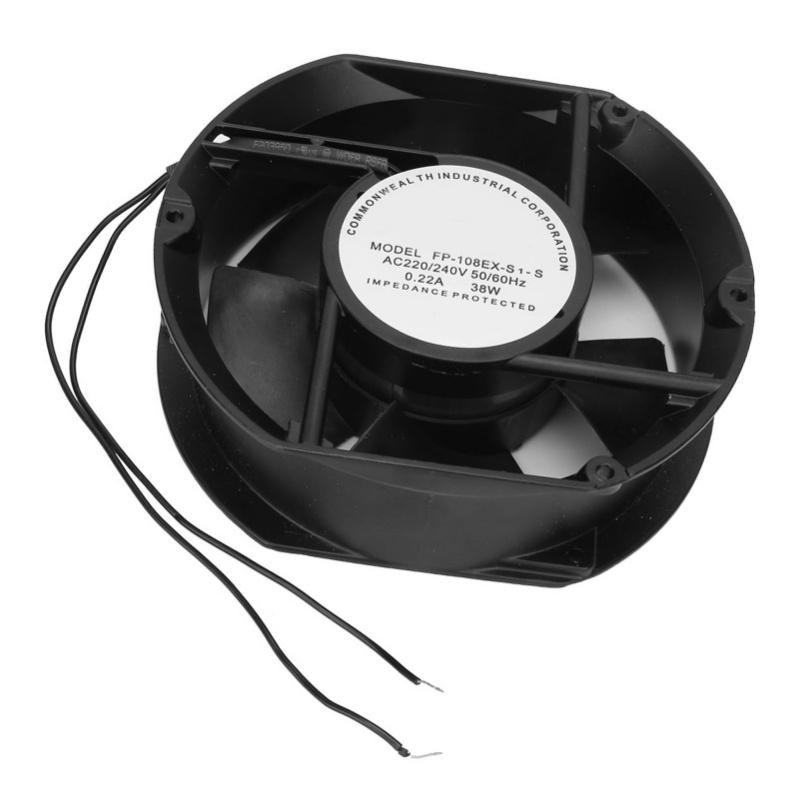 AC Axial Fan AC220V 38W Oval Ball Bearing Ventilation Cooling Fan