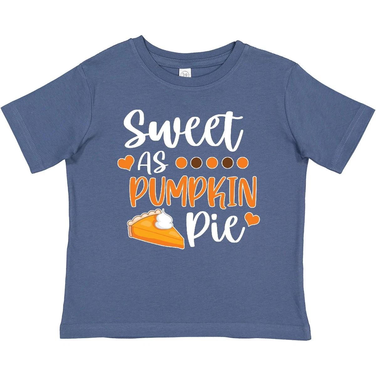 Inktastic Thanksgiving Sweet As Pumpkin Pie Baby T-Shirt Happy Family First I 100