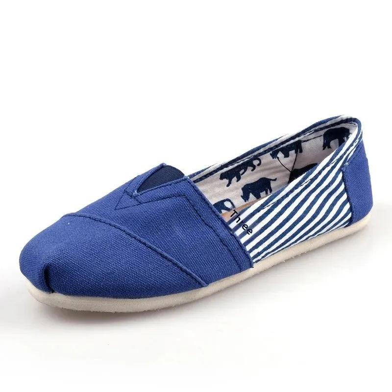 New Arrival Wholesale Canva Shoes Men's Women's Slippers Solid Color Toms Shoes Tromas Fabric Women's Flats Mary Casual Shoes