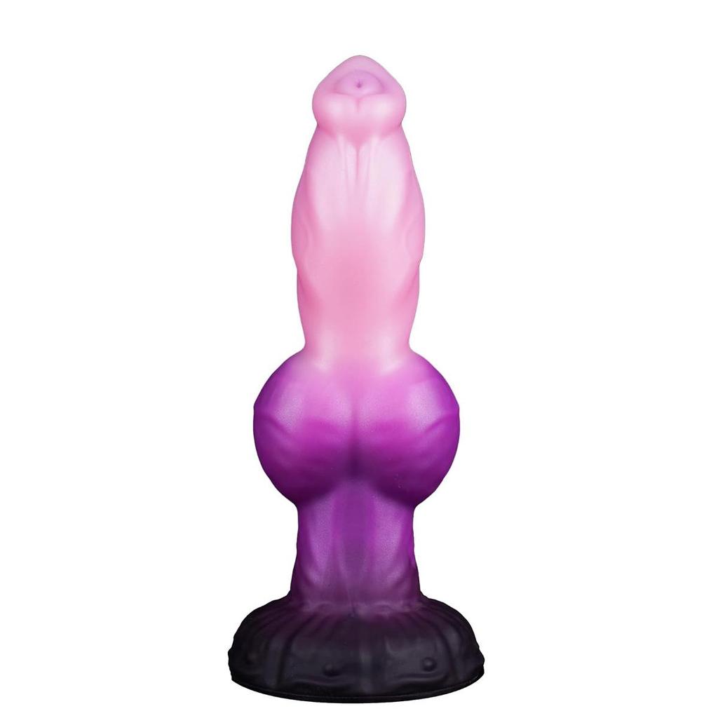 Silikonknoten Hundepenis Analplug & Dilatator für Adult SM Play