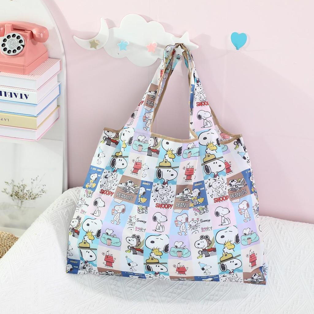 Cute Cartoon Eco-friendly Large Capacity Lightweight Shoulder Shopping Bag