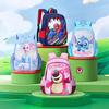 Spider Man Blue Kids Backpack With Waterproof Breathable Material For School And Night Safety