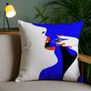 M-Malika Favre Ant Vantage Simple Pillow Case Anti-Dustmite Pillowcase Invisible Zipper Silky Short Plush Sofa Cushion Cover