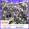 Black & White Vintage Jungle Flora & Fauna Jacquard Upholstery & Clothing Fabric