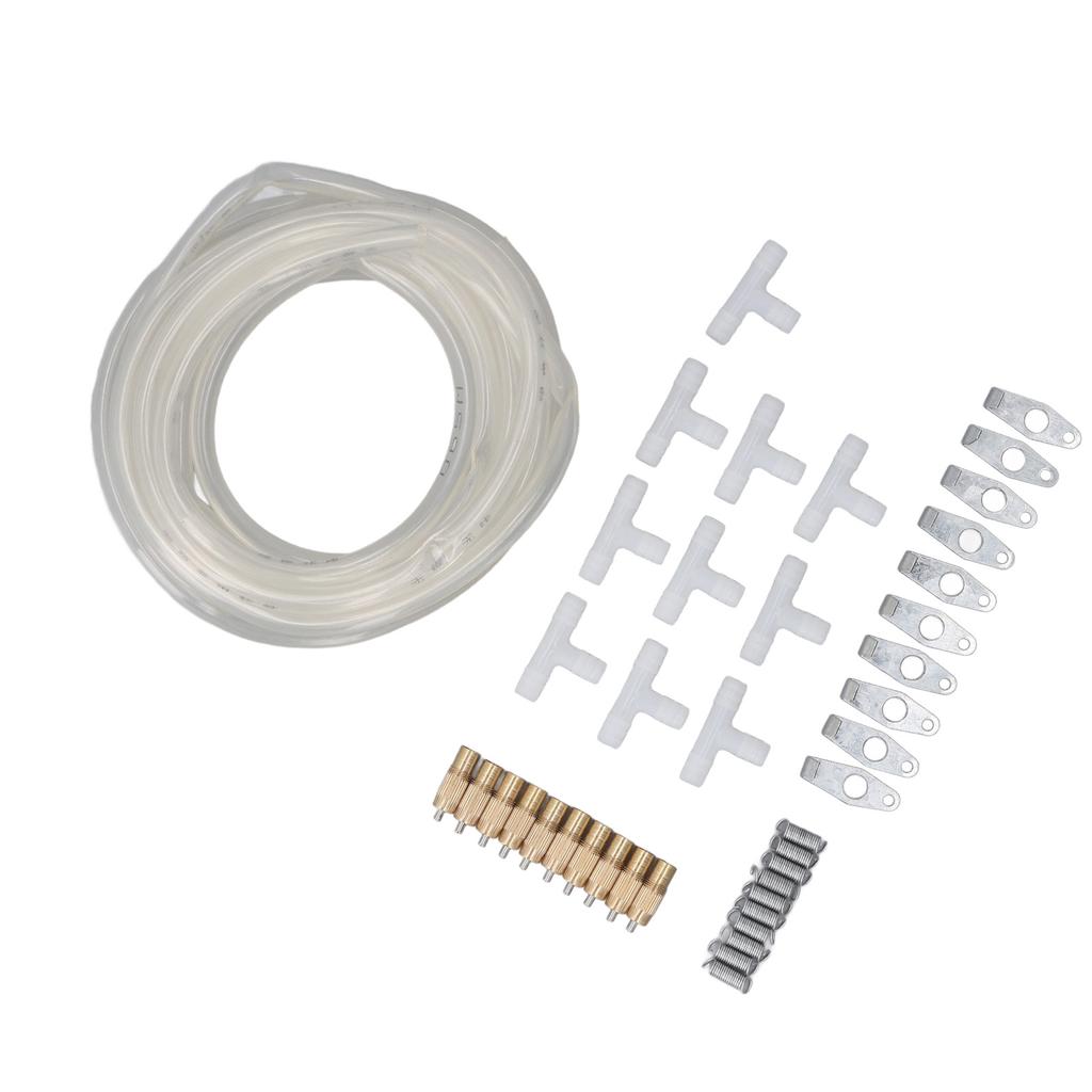 Poidło smoczkowe dla królika z przezroczystym wężem 0,3 cala 16,4 stopy Całkowicie miedziane Łatwe w instalacji Automatyczne