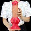 Μέγεθος 5 XXL Realistic Big Knot Dog Dildo Χοντρό ζώο βεντούζα πέους Μεγάλο πρωκτικό βύσμα Dildos Ενηλίκων Τεράστια σεξουαλικά παιχνίδια Άνδρες γυναίκες