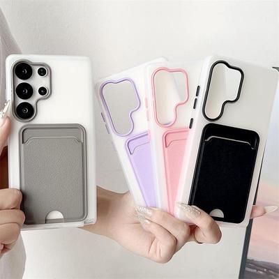 Compatible Samsung Phone Case for S25 Ultra, S23 FE, S24 Plus, S25 Edge, S24 US23 with Card Holder