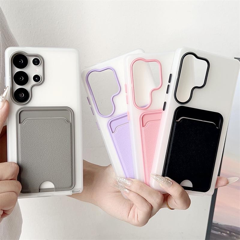 Compatible Samsung Phone Case for S25 Ultra, S23 FE, S24 Plus, S25 Edge, S24 US23 with Card Holder