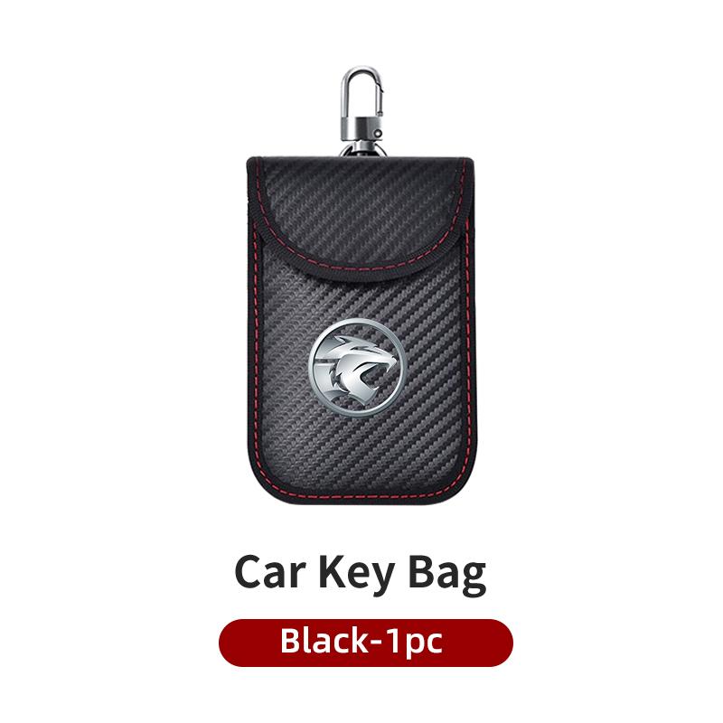 

Car Leather Key Storage Pocket Key Chain Pouch Hook-Attached Bag For Proton Exora Iriz R3 Wira Saga Satria Magma X50 V6 X70