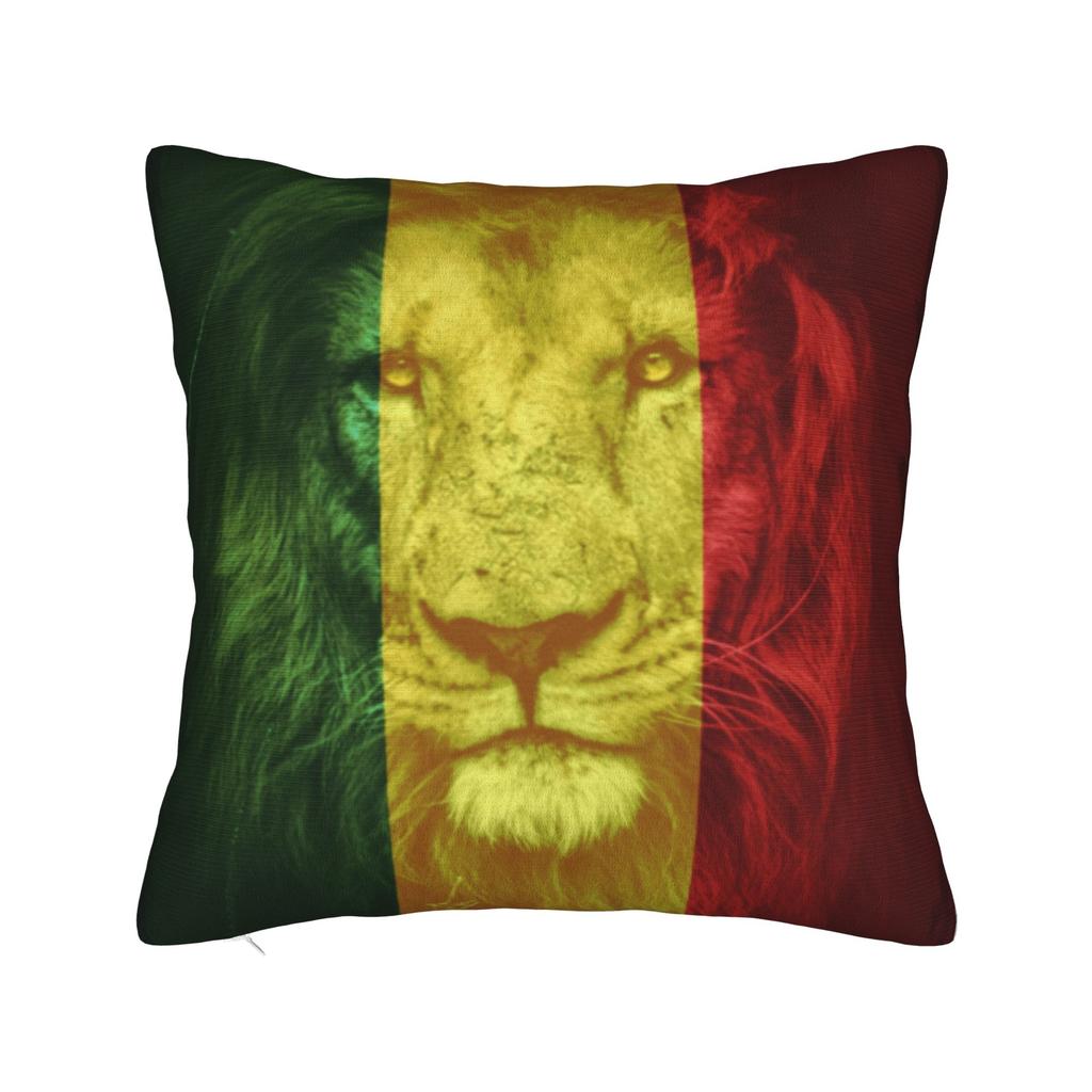 Flag of Reggae of Jamaica Pillowcase Polyester Cushion Cover Decorative Rasta  Pillow Case Cover Home Wholesale 40X40cm