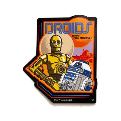 STAR WARS Character Sticker SW1011 R2D2&C3-P0