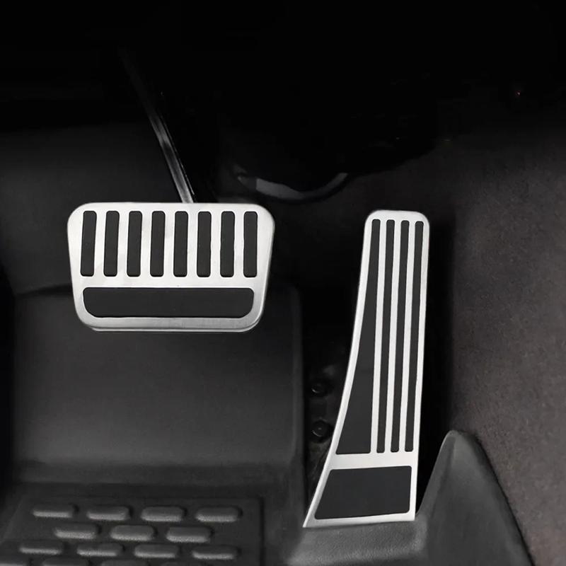 For BYD Leopard 3 EV 2025 Car Stainless Steel Pedal No Drilling Anti-Slip Brake Footrest Part Cover Accessories 2pcs