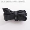 Aurora Pleated Sub Size 40 Japanese-made Bag, (Seseragi Black)