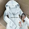 In-Stock 2025 Slim Fit Zip-Up Hoodie Cardigan: Fashionable, Versatile Dopamine Dressing