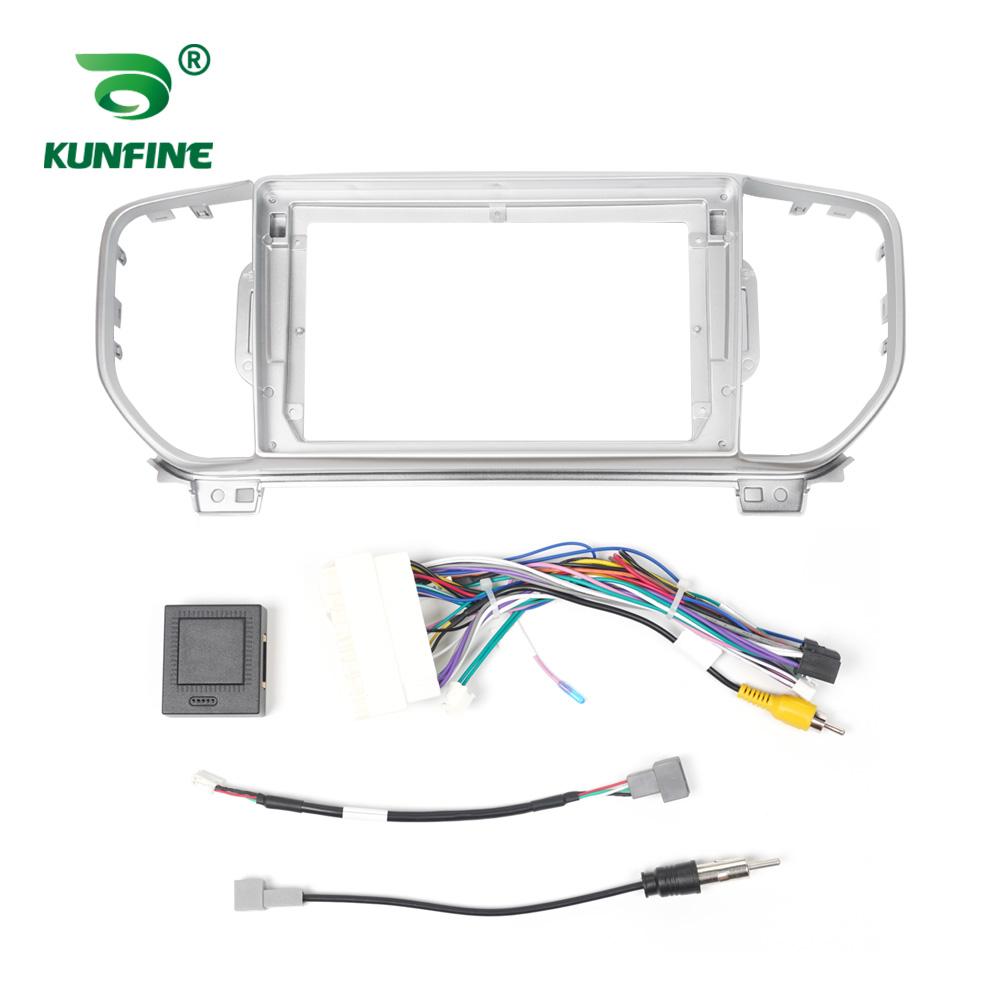 Car GPS Navigation Stereo ForKIA KX5 Sportage R 2016-2018 Radio Fascias Panel Frame Fit 2Din 9 inch In Dash headunit screen
