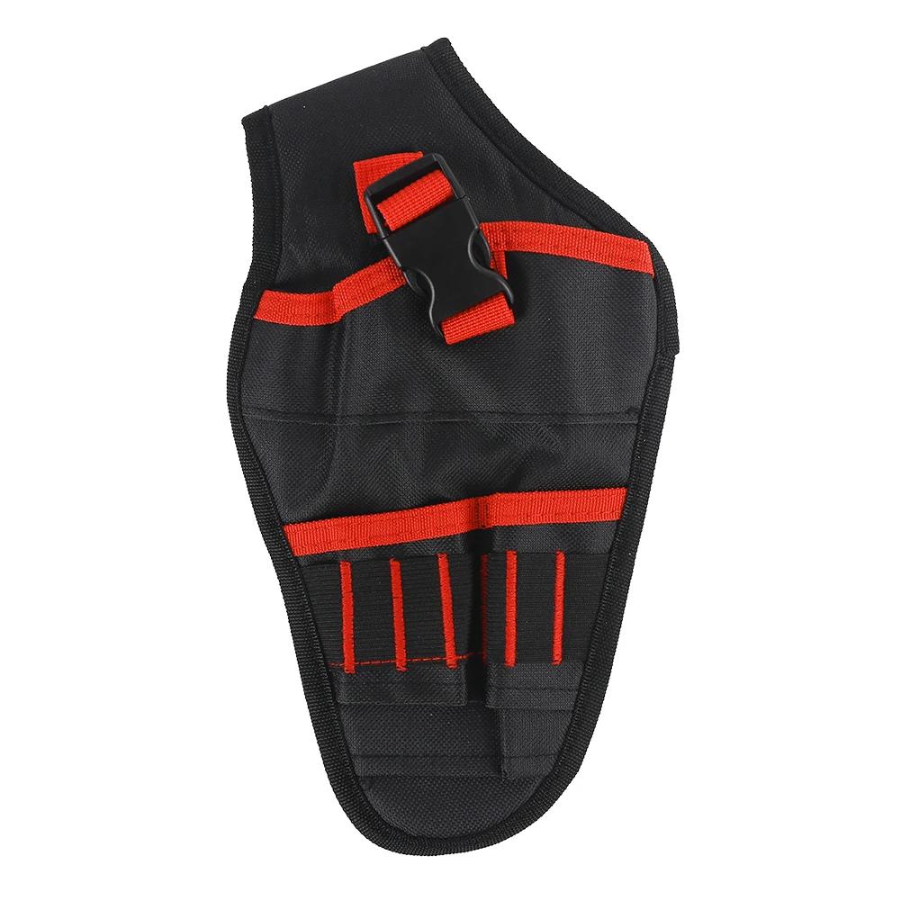 

1680D Heavy Duty Drill Holster Electrician Tool Bag Drill Chuck Belt Storage Pocket For Cordless Drill Professional Tool Bag