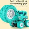 Off-Road Vehicle Dual Ballistic Drop-Resistant Car Retractable Dinosaur Car  Children's Toy