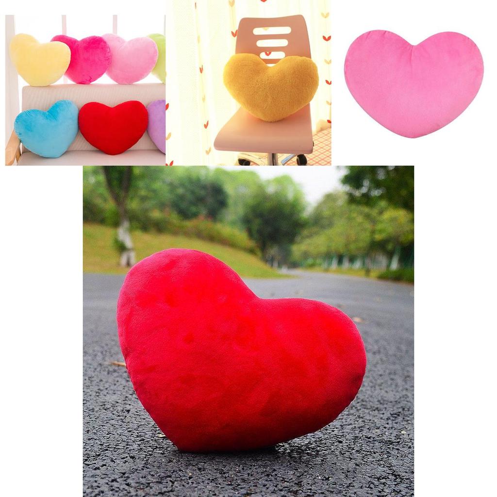 Soft And Cuddly Heart-shaped Plush Pillow For Teens And Adults
