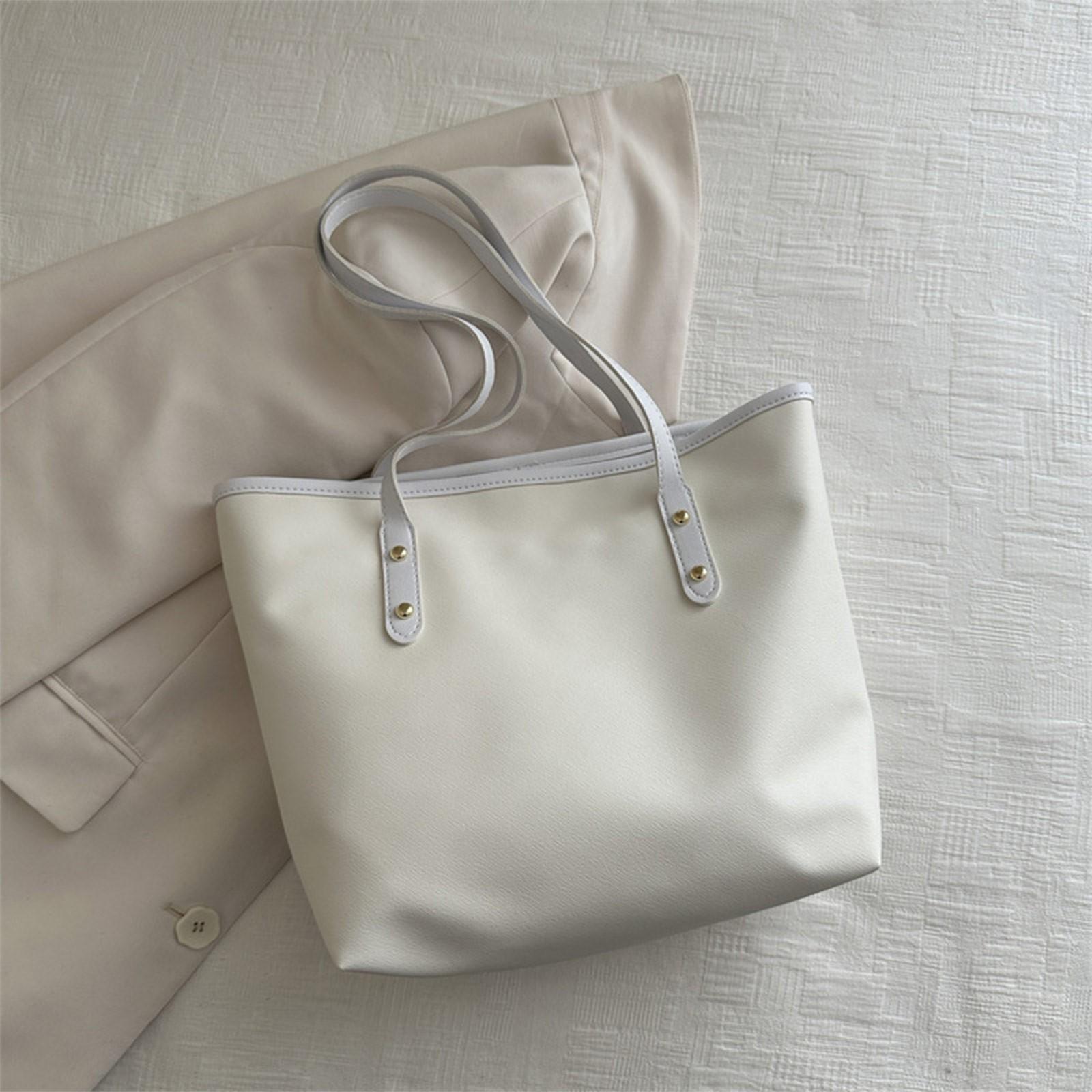 

Женская сумка-тоут большой вместимости One Size белый