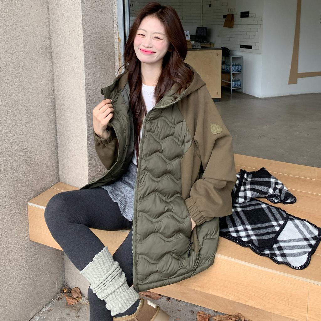 Down Cotton-padded Jacket Women's Short Winter New Hooded Little Loose Cotton-padded Jacket Cotton-padded Jacket