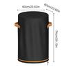 Patio Fire Column Cover Heavy Duty Waterproof Outdoor Furniture Protector Cylinder Fireplace Fire Pit Protector For Yard Balcony