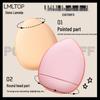 LMLTOP Mini Cushion Puff Set - 3 Water Drop and Heart Shape Blenders for Concealer and Blush (SY253)